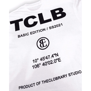 Áo thun THECLOBRARY TCLB Basic - Màu trắng