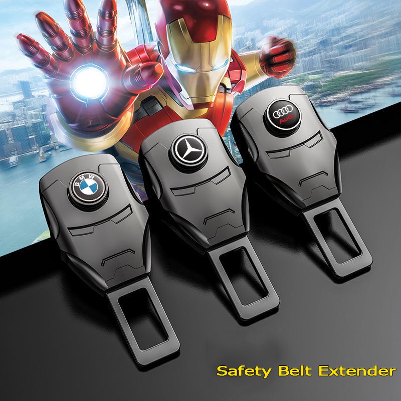 Set 1 / 2 Chốt Khóa Dây An Toàn Xe Hơi Toyota Honda BMW Benz VW Ford
