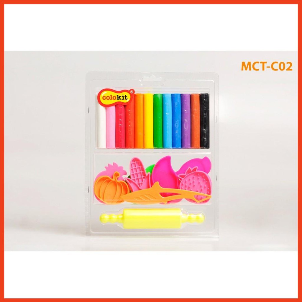 BỘ SÁP NẶN 12 MÀU CÓ KHUÔN MCT-C02 – COLOKIT