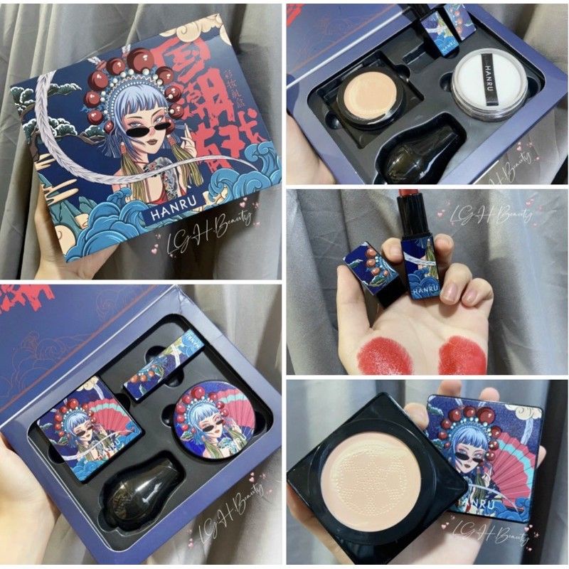 Set trang điểm 4 món Hanru