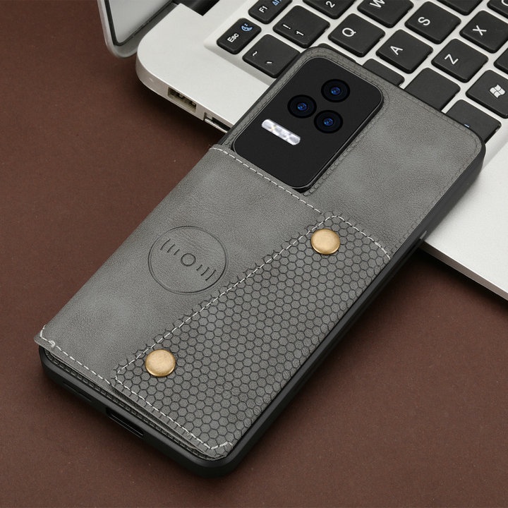 Ốp Điện Thoại Da Gập Nam Châm Phối Ví Dành Cho Xiaomi Redmi K 40 50 K50 Gaming K40 Pro 5G