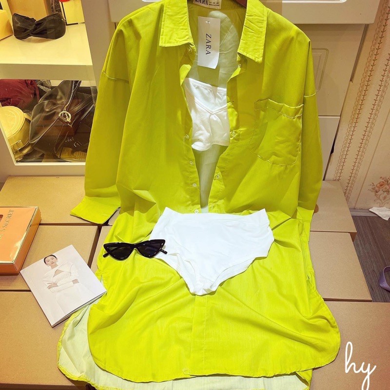 [ Mã WASTHOT giảm 10K đơn bất kỳ] BÁN SỈ SÉT BỘ BƠI 2 MẢNH KÈM ÁO CHOÀNG MÀU XANH CHUỐI CHO NỮ | BigBuy360 - bigbuy360.vn