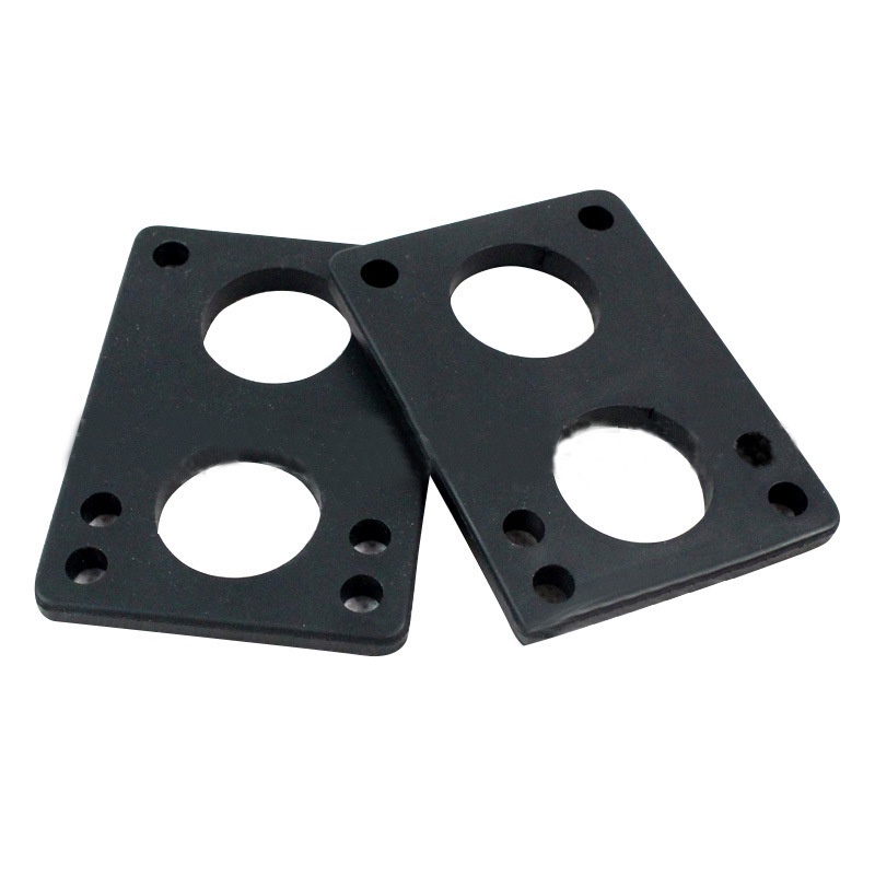 Set 2 Đệm pu 6mm 6 Lỗ Hấp Thụ Sốc Chuyên Dụng Cho Ván Trượt