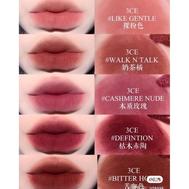 Son kem 3CE VELVET LIP TINT (SẴN) | BigBuy360 - bigbuy360.vn