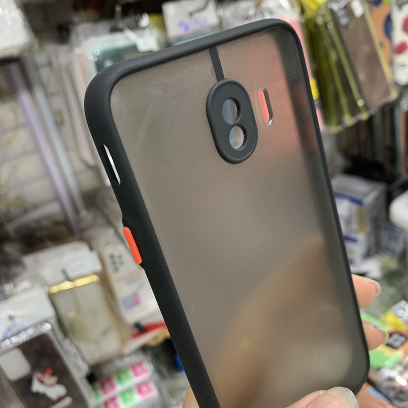 Ốp lưng Samsung J4 2018 dẻo viềng lưng nhựa nhám