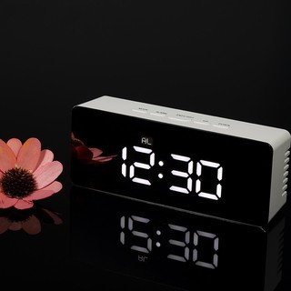 Đồng hồ Led gương để bàn