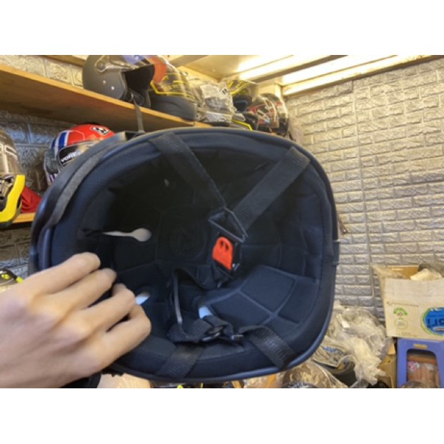 Nón bảo hiểm nửa đầu Doremon xanh dương có kèm kính siêu cute