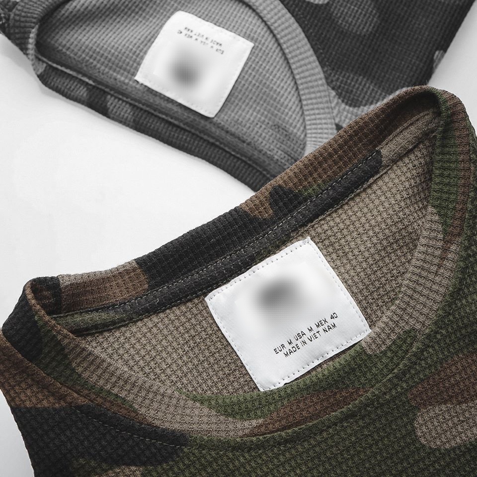 Áo Rằn Ri Cotton Tổ Ong Cổ Tròn Co Giãn Thoải Mái Thể Thao Năng Động