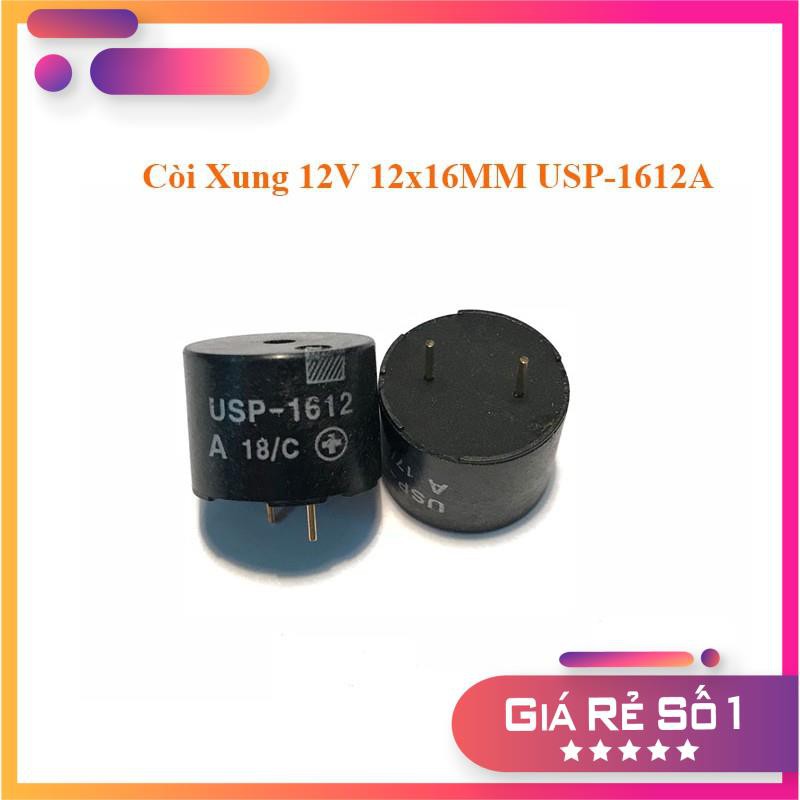 Còi Xung 12V 12x16MM USP-1612A