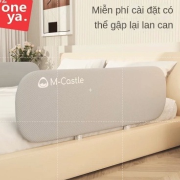 Không cần lắp ráp hàng rào giường gấp vách ngăn chống ngã cho trẻ em
