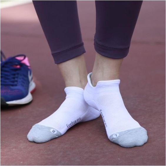 Tất Feetures, Vớ thể thao cổ ngắn, chạy bộ nam nữ, hàng dệt kim xuất khẩu Mỹ - siêu bền kháng khuẩn khử mùi hôi chân