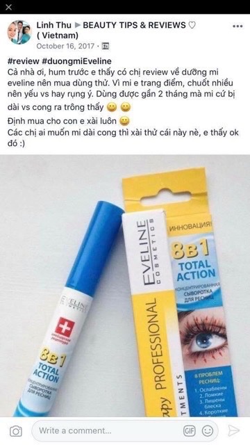 Huyết thanh dưỡng mi Eveline 8in1 | BigBuy360 - bigbuy360.vn