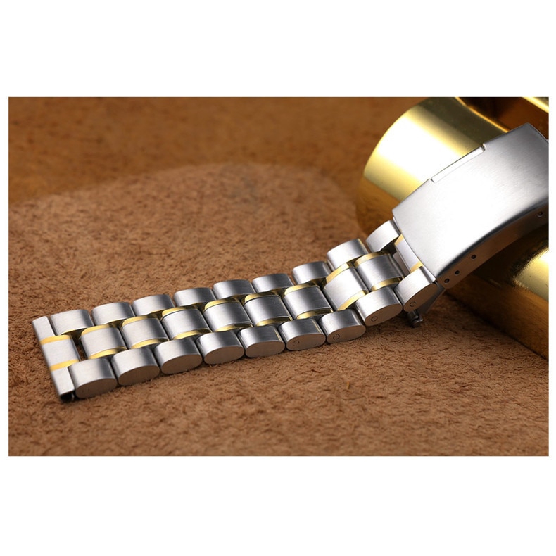 Dây Đồng Hồ Bằng Thép Không Gỉ 14 16 18 19 20 21 22 24 26mm