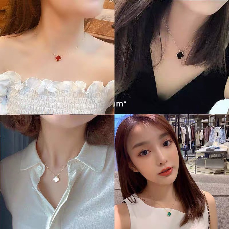 Vòng cổ Thép Titan Mạ Vàng 18K Thời Trang Cho Nữ