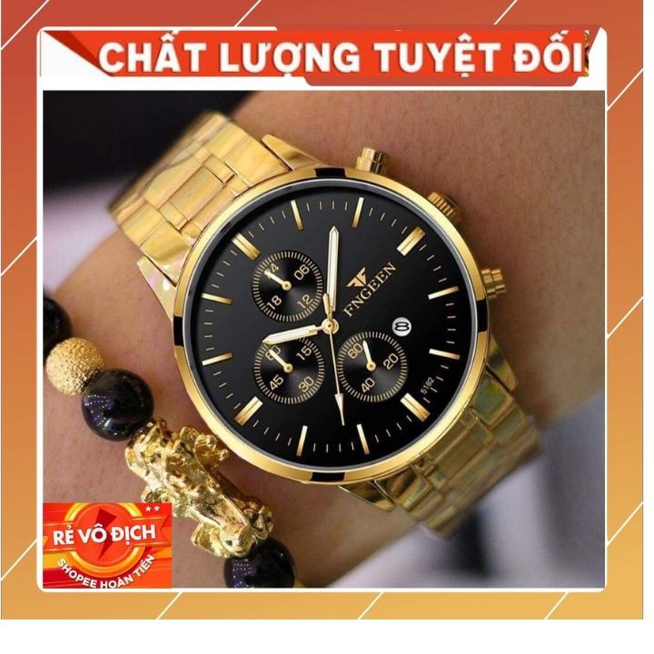 [Mã FAMAYFA2 giảm 10K đơn 50K] [GIÁ HỦY DIỆT] Đồng Hồ Nam FNGEEN Vàng 02 CHỐNG NƯỚC, CHỐNG XƯỚC TUYỆT ĐỐI FULLBOX
