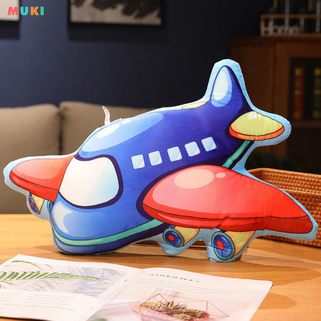 Gối ôm hình phương tiện giao thông 45x30cm cho bé