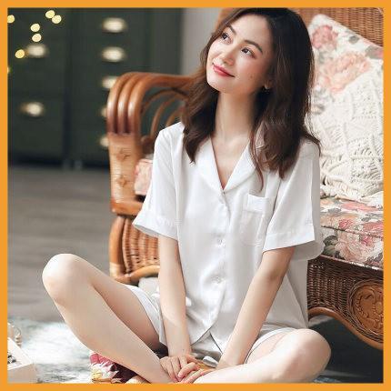 [MÃ VAY18 GIẢM 30K ĐƠN 500K] Bộ Pijama Lụa Cộc Tay Nữ Cao Cấp, Bộ Đồ Ngủ Nữ Mùa Hè | BigBuy360 - bigbuy360.vn
