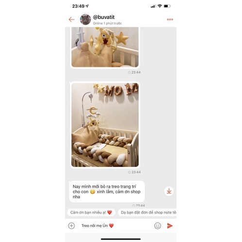 Bảng tên treo phòng ngủ handmade, bảng tên trang trí thôi nôi cực đẹp mẫu Chữ kèm Sao