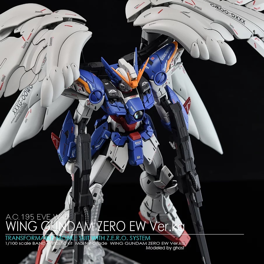 Decal Dán Trang Trí Xe Hơi GHOST MG Wing Zero Ew Ver.Ka 2.0 Chất Lượng Cao