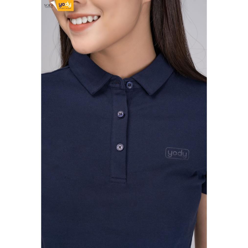 Áo Polo nữ pique 04 YODY Chính Hãng  Thoáng Mát, Co Dãn, Siêu Sịn - Mịn - Sang. Mã: APN3844