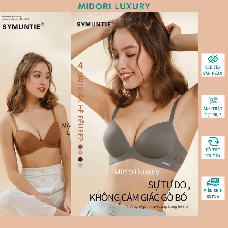 Áo lót su đúc không gọng thông hơi, Áo ngực đúc su đệm bàn tay Ôm gọn Ngực S03