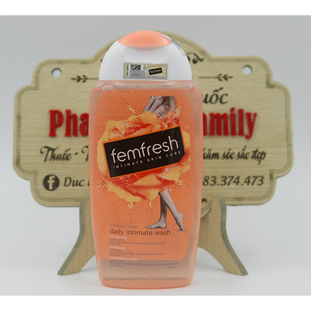 [Chính hãng] [UK] Dung dịch vệ sinh phụ nữ Femfresh nhiều màu -  250ml - Xịt thơm vùng kín -  125ml