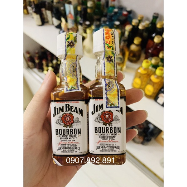 JIMBEAM WHITE 50ML - 1 chai