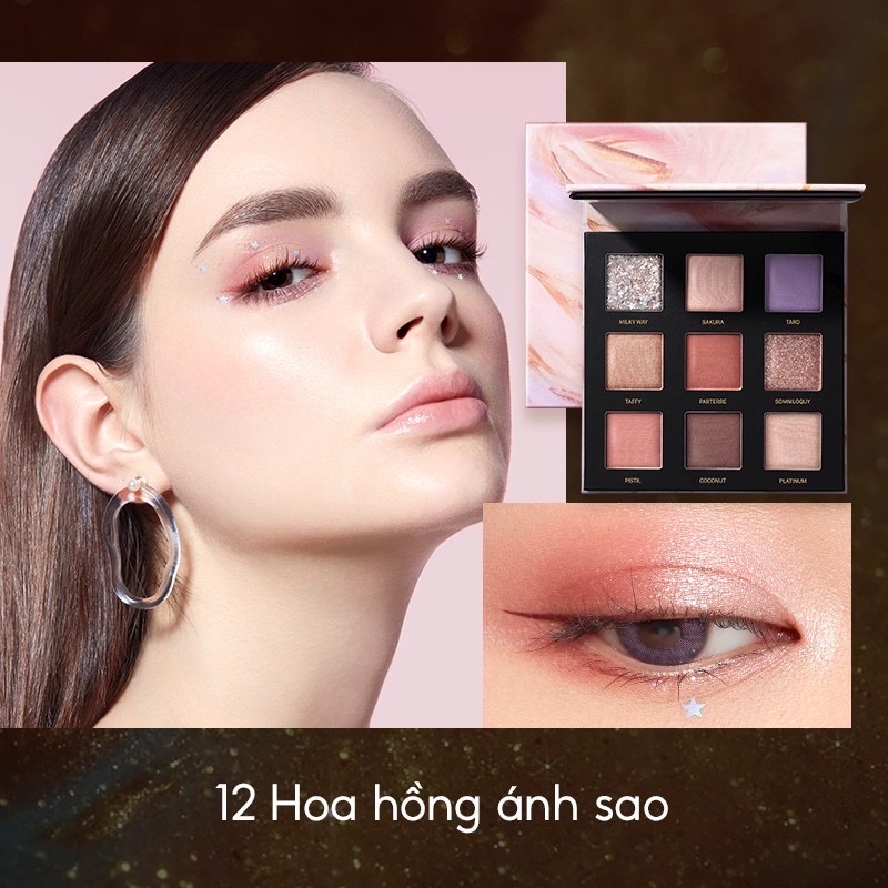 Phấn mắt Perfect Dairy Star Dust Eyeshadow palette bảng 9 màu