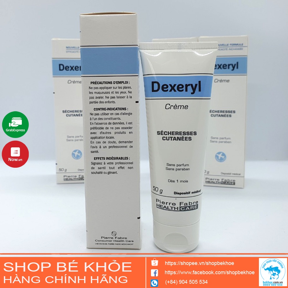 Kem Dexeryl - Glycerol dưỡng da bôi chàm, khô nẻ da