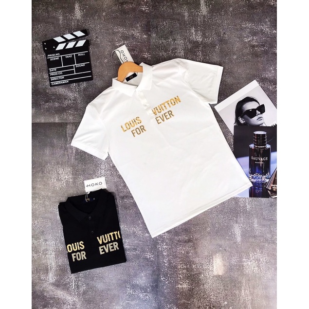 [Mã SRBACK010912 hoàn 20K xu đơn 50K] Áo Polo nam cổ trụ phối in hình form ôm dáng chuẩn chất vải cotton thoáng mát | BigBuy360 - bigbuy360.vn