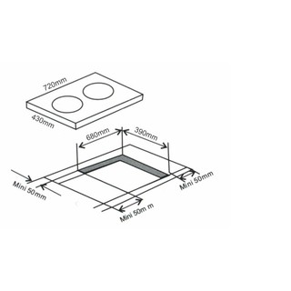 Bếp từ đôi Arber AB 660 (AB660)
