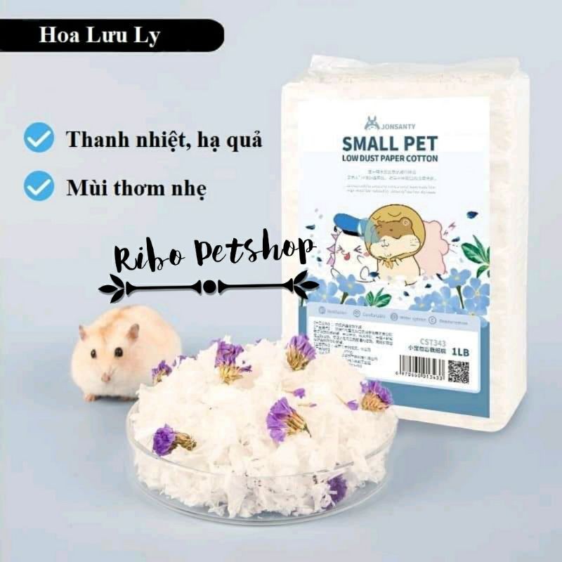 Giấy lót chuồng thấm hút ẩm Small Pet Cotton Jonsanty 1LB - Gói 70g