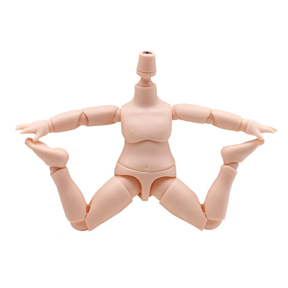 Búp bê đầu cầu 11cm có khớp chuyển động 1/12 thích hợp làm quà tặng