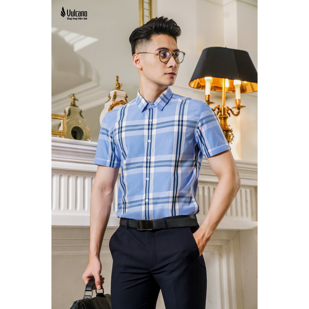 Áo Sơ Mi thời trang nam Vulcano cao cấp XCS1008