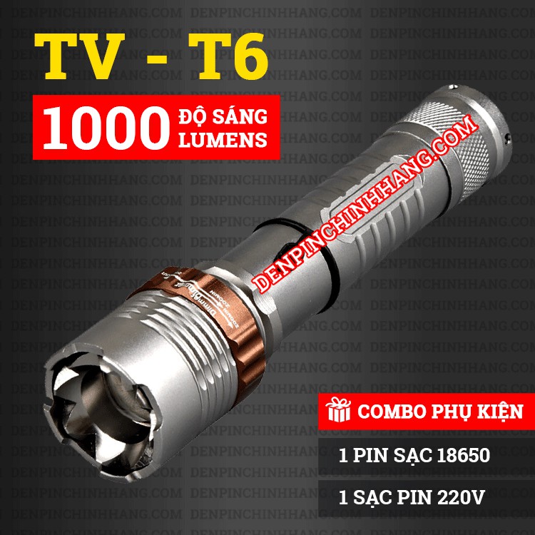 Đèn pin siêu sáng P90 COB cao cấp có zoom 2024