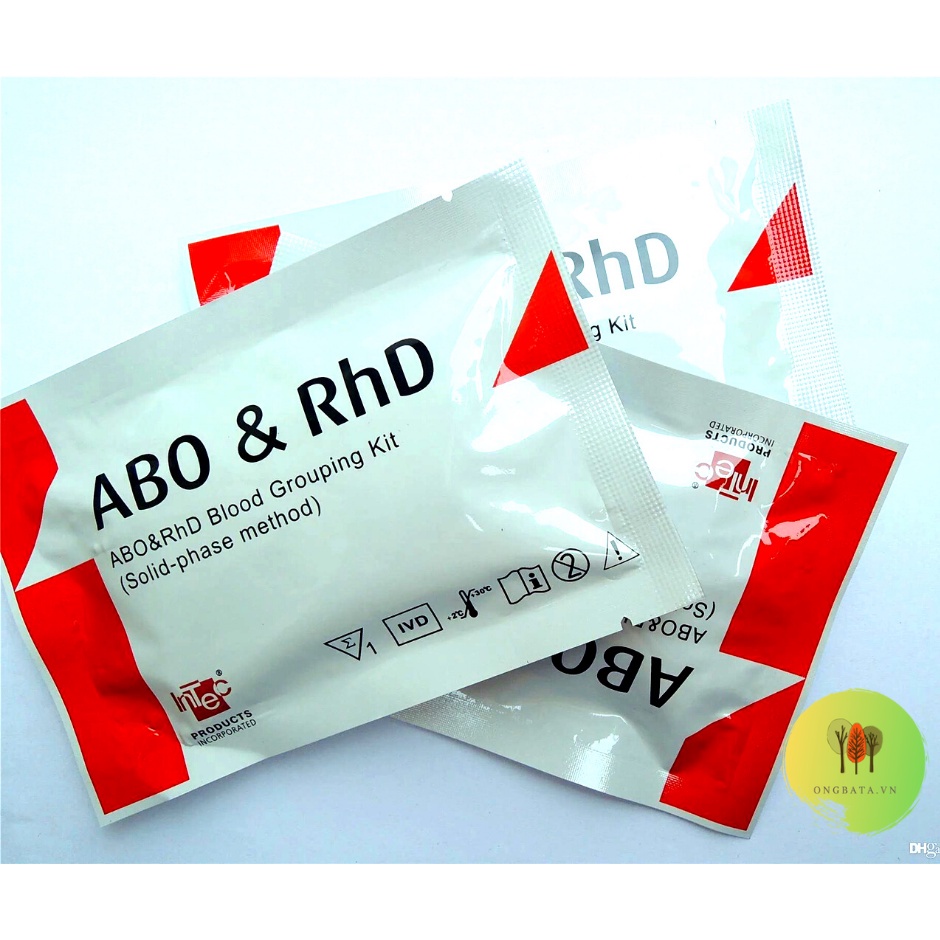 KIT THỬ NHANH NHÓM MÁU ABO & rhD HUYẾT THỐNG, PHỤ NỮ CHUẨN BỊ MANG THAI, – ONGBATA.VN