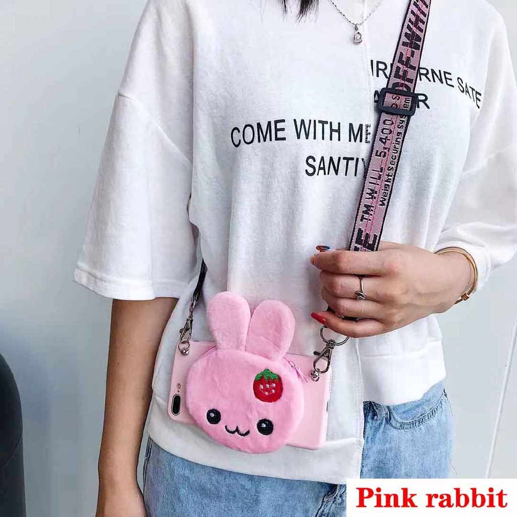 Ốp điện thoại kiêm ví kiểu hoạt hình có dây đeo cho Samsung Galaxy M20 M30 A10S A20S A30S A40S A50S A2 core S10-5G