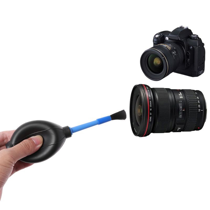 Dụng cụ thổi bụi vệ sinh ống kính máy ảnh slr và cọ