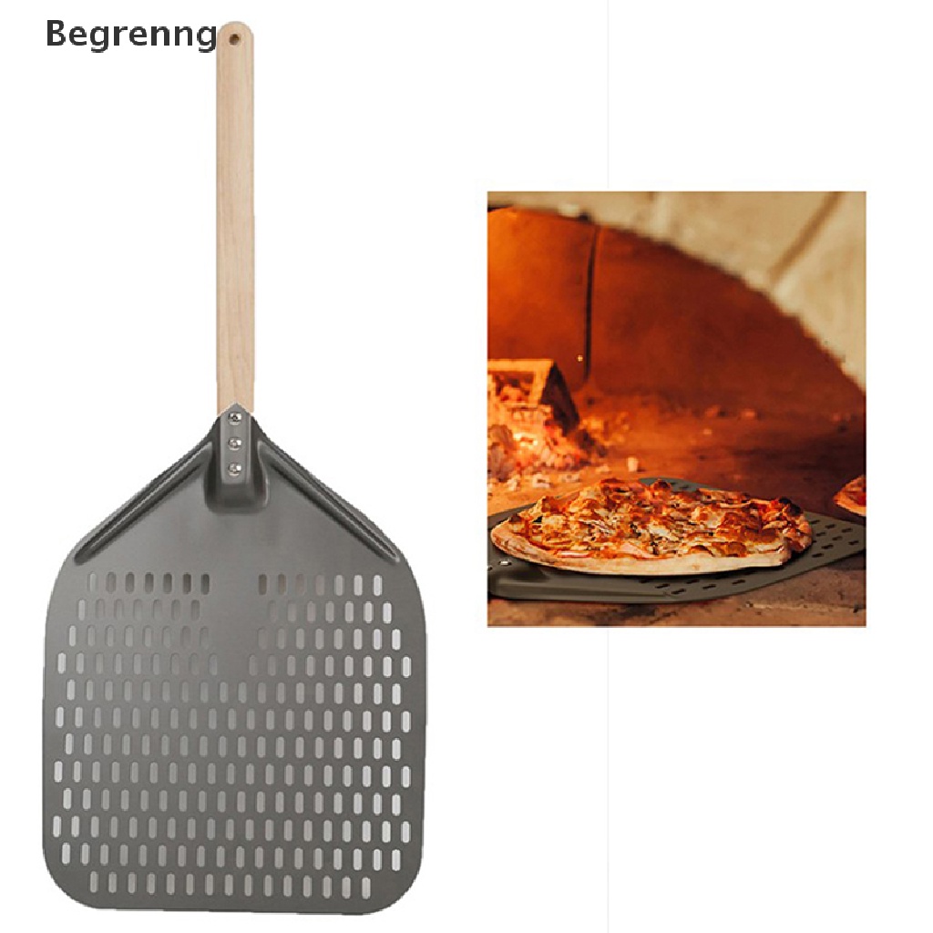 Xẻng xúc bánh pizza bằng nhôm cán dài 12/ 14 inch tùy chọn kiểu dáng