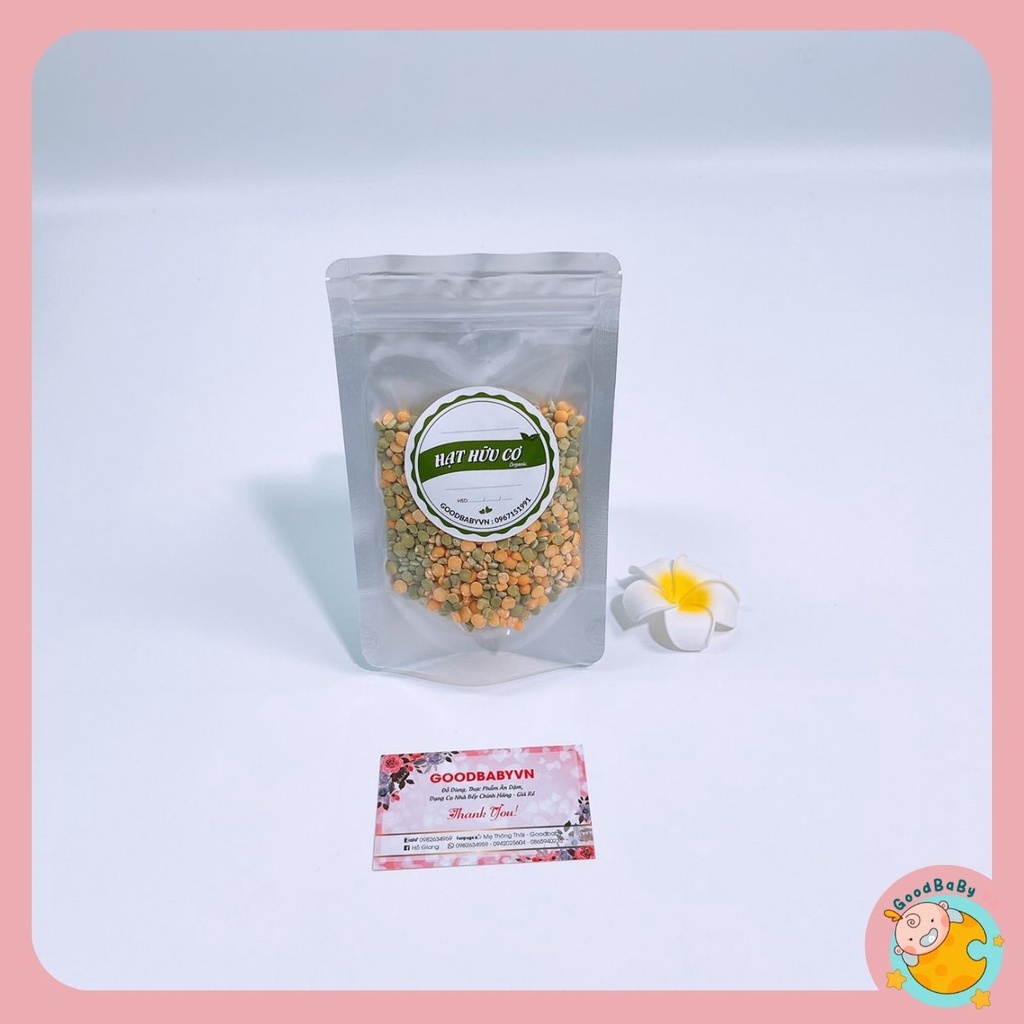 Đậu hà lan (xanh - vàng) hữu cơ Markal 100g -500g cho bé Goodbabyvn