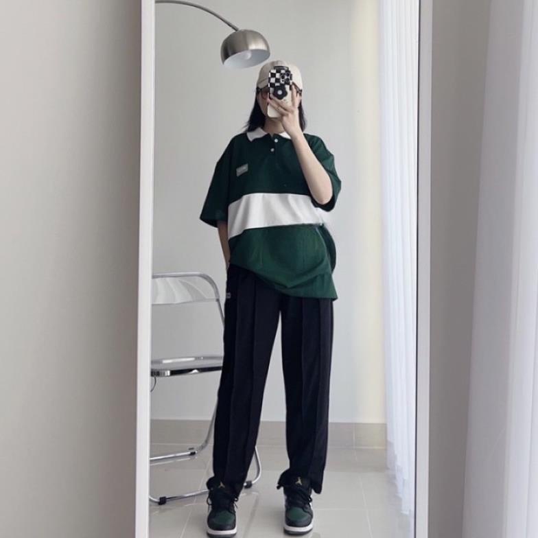 Áo Polo Unisex Mẫu W.Z.S Và Các Mẫu Cổ Đức Form Rộng Ulzzang Nam Nữ