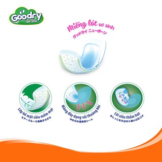 Miếng lót sơ sinh Goodry 28/56 miếng