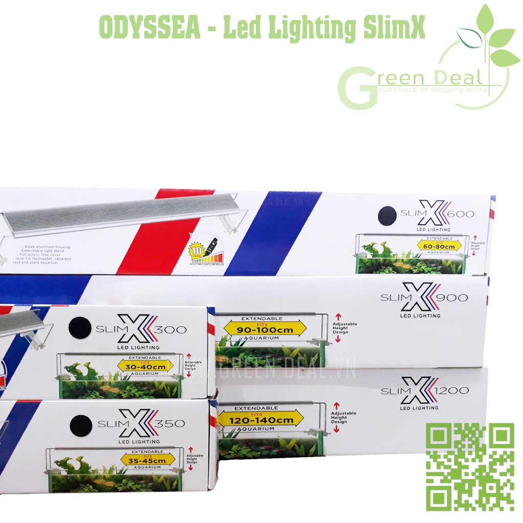 ODYSSEA - Led Slim X300 | Đèn led trồng cây hồ cá thủy sinh