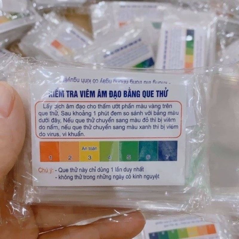 Que thử viêm nhiễm phụ khoa