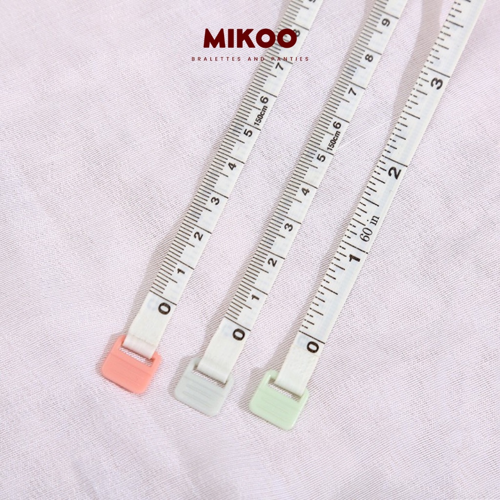 Thước dây mini cuộn rút may đồ đo 3 vòng tiện lợi 1,5m