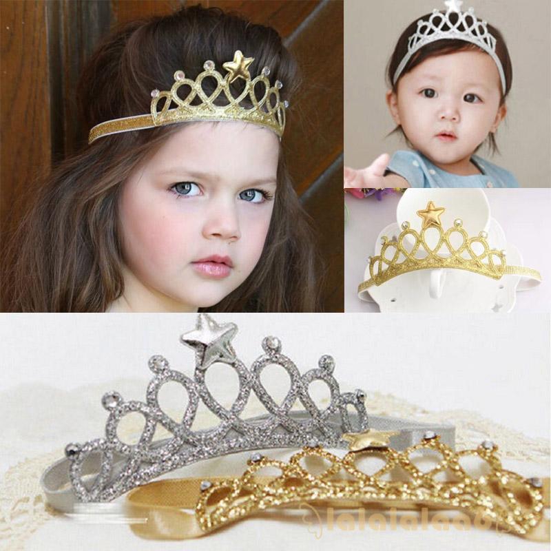 ◕ω◕Baby Boys Girls Birthday Accessory Crown Hair Band Lovely Headband