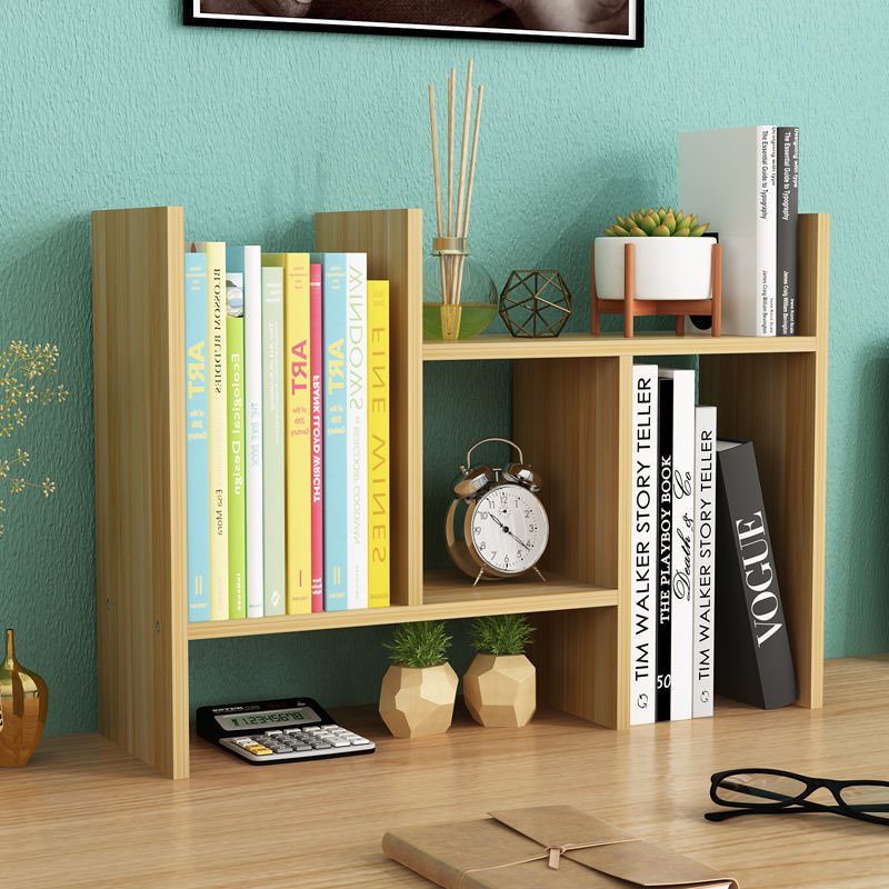 Kệ Sách Để Bàn MiNi Lắp Ghép Đa Năng Điều Chỉnh Được Kích Thước Trang Trí Bàn Làm Việc Siêu Tiện Dụng