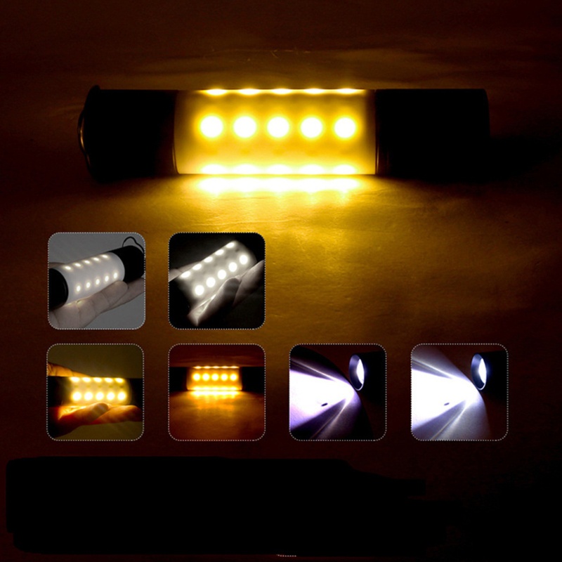 QQ Đèn LED Sạc USB 6 Chế Độ Có Thể Zoom In / Out