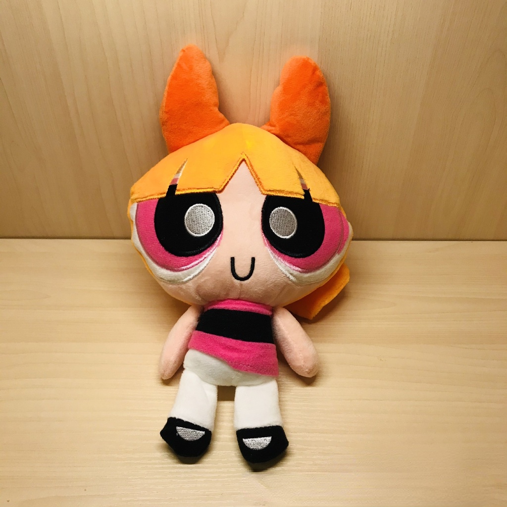 Set 3 Búp Bê Nhồi Bông 23cm Phong Cách Anime Powerpuff Girls Dễ Thương Làm Quà Tặng Cho Bé