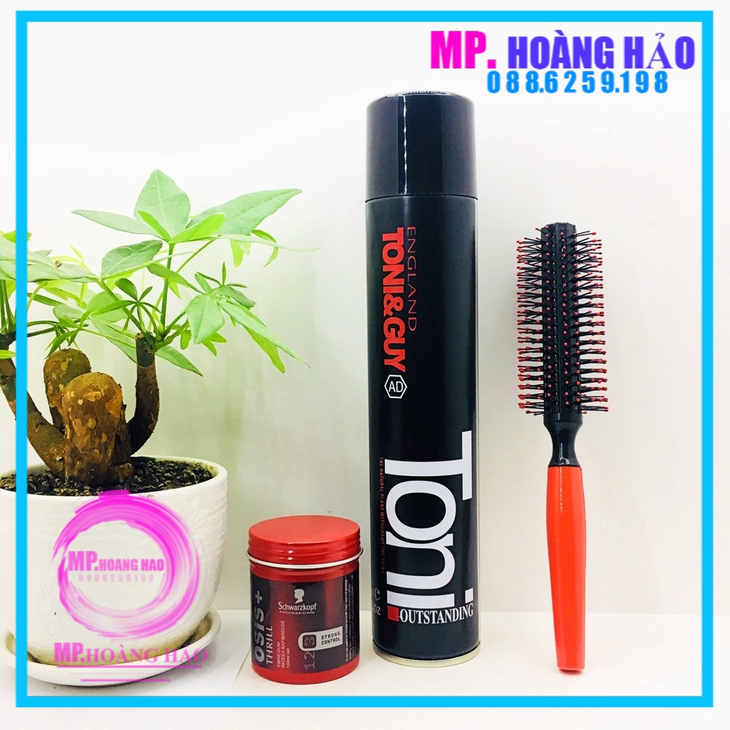 Combo Sáp Vuốt Tóc Osis Thrill + Gôm Tony&Guy + Lược